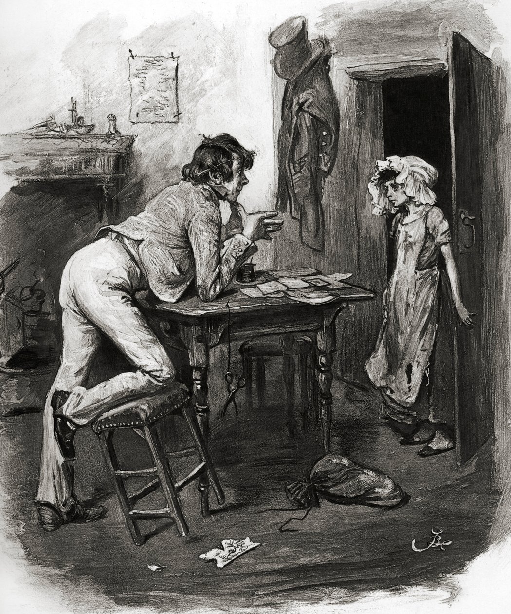 „The .” Karola Dickensa autorstwa Frederick Barnard