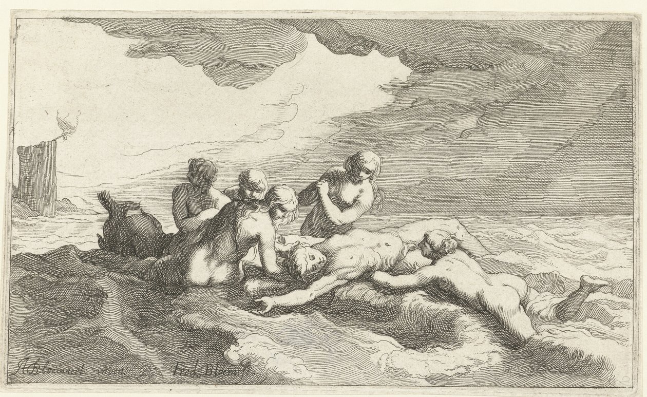 Bohater leander autorstwa Frederick Bloemaert