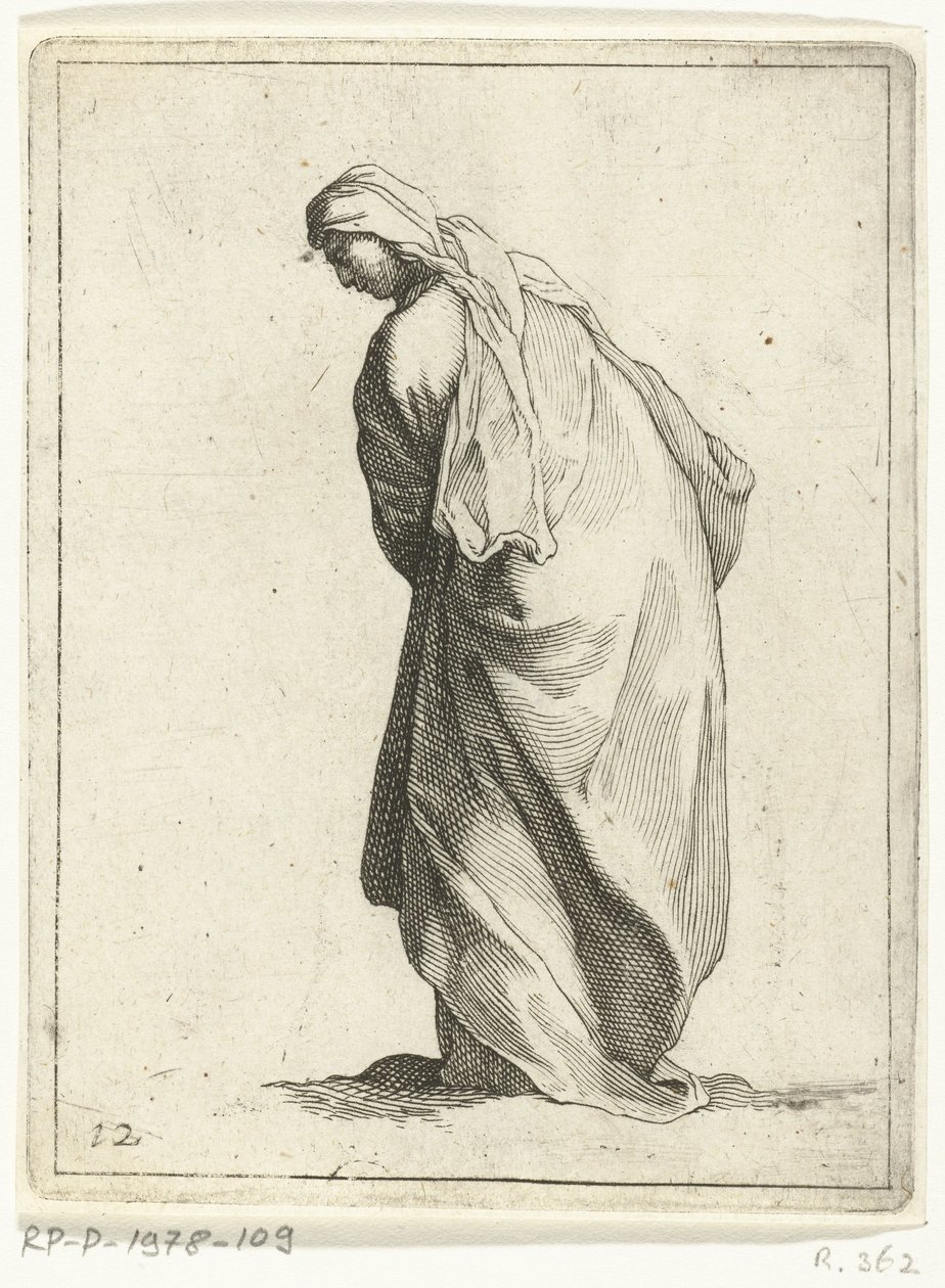 biegnąca kobieta 15 małych figurek (tytuł serii) autorstwa Frederick Bloemaert