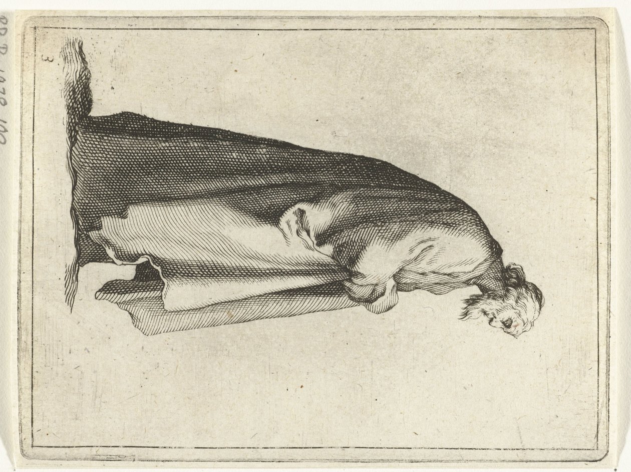Stary człowiek z długim płaszczem 15 małych figurek (tytuł serii) autorstwa Frederick Bloemaert