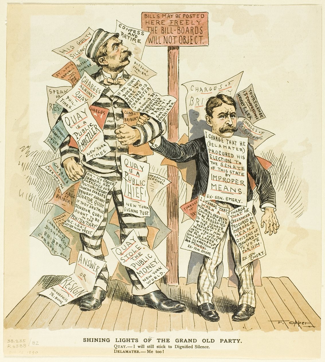 Błyszczące światła Grand Old Party autorstwa Frederick Burr Opper