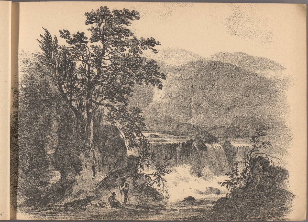 Jeden z serii sześćdziesięciu szkiców domków. Londyn, 1825. autorstwa Frederick Calvert