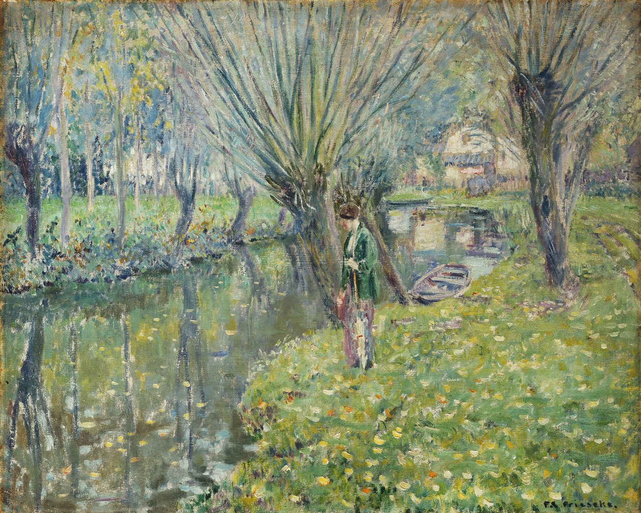 Nad rzeką autorstwa Frederick Carl Frieseke
