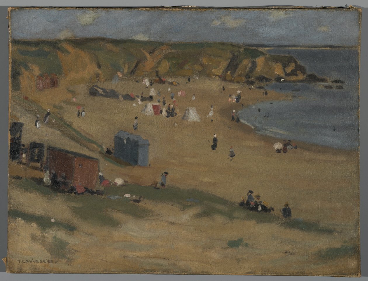 Krajobraz Le Pouldu, ok. 1901 autorstwa Frederick Carl Frieseke