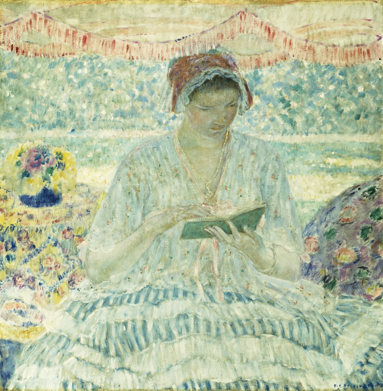 Letnie czytanie autorstwa Frederick Carl Frieseke