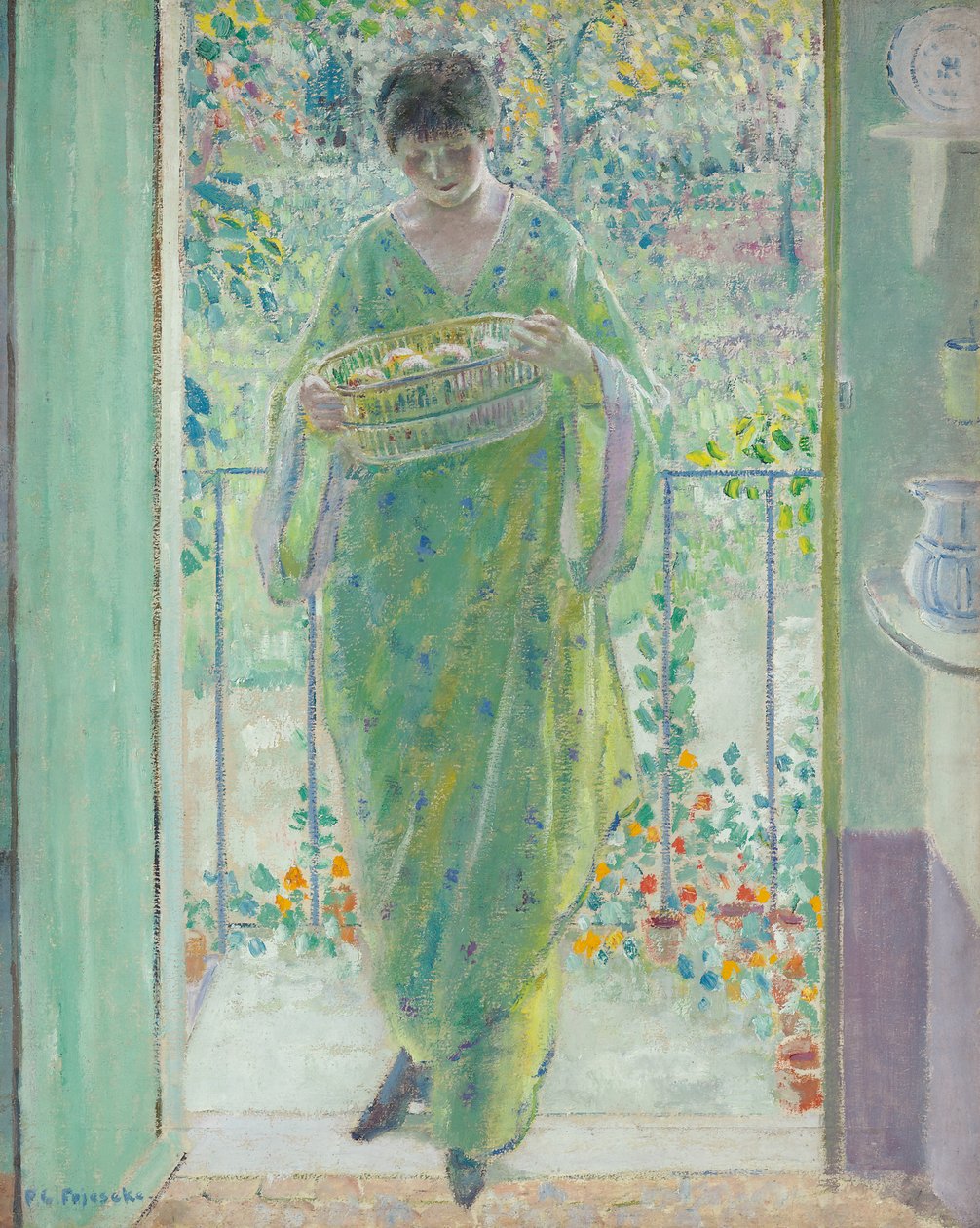 Drzwi do kuchni autorstwa Frederick Carl Frieseke