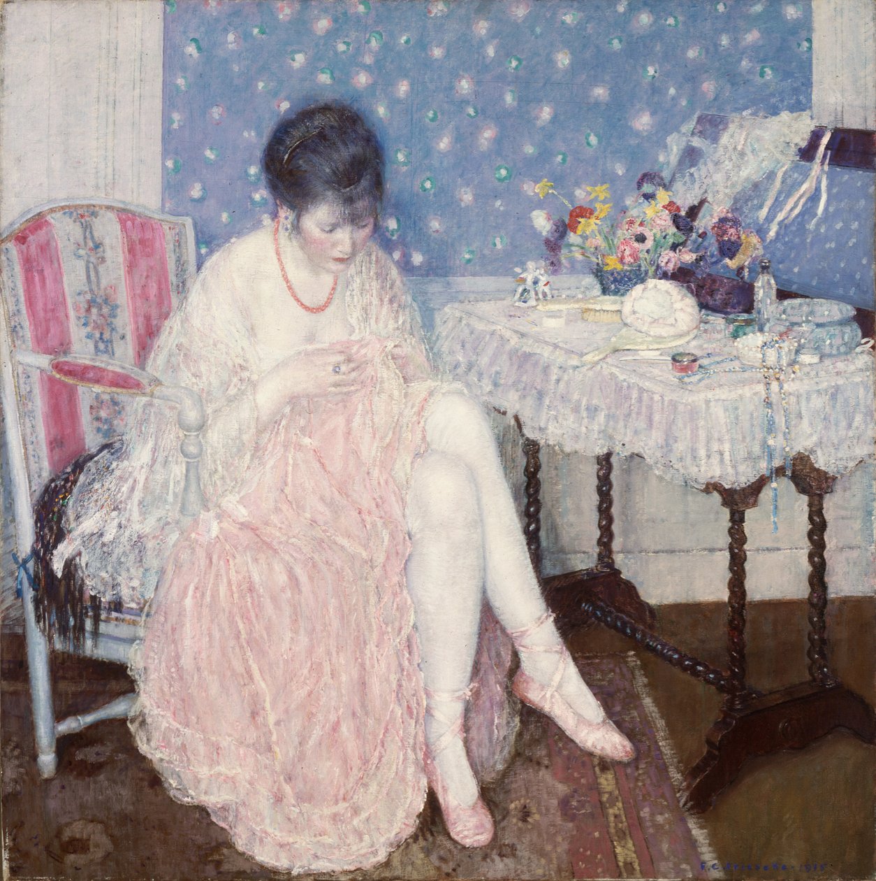 Rozdarta bielizna autorstwa Frederick Carl Frieseke
