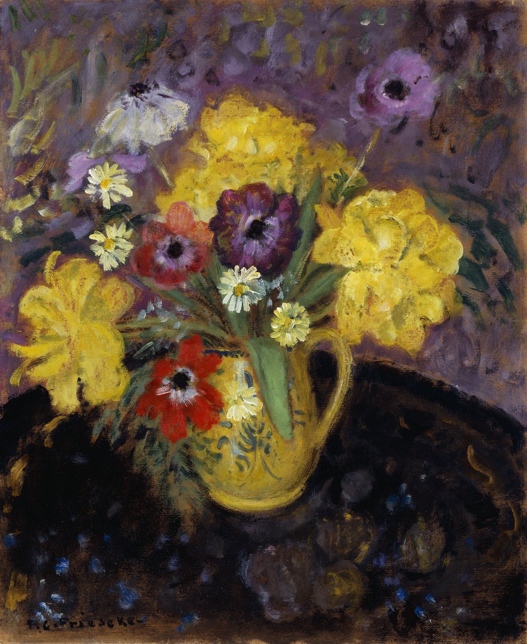 żółte tulipany; Żółte tulipany autorstwa Frederick Carl Frieseke