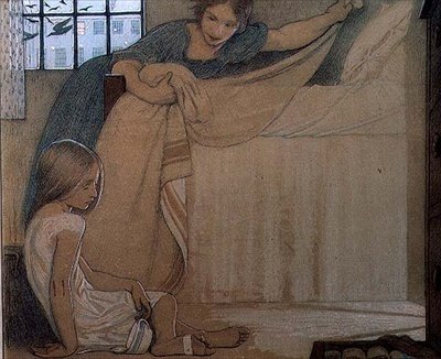 Podrzutek autorstwa Frederick Cayley Robinson