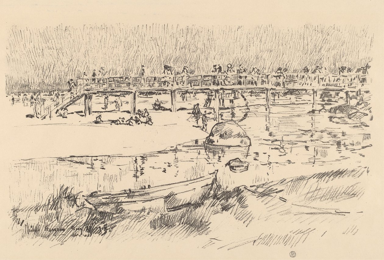 Kąpielisko, Bass Rocks, ok. 1930 r. 1918. autorstwa Frederick Childe Hassam