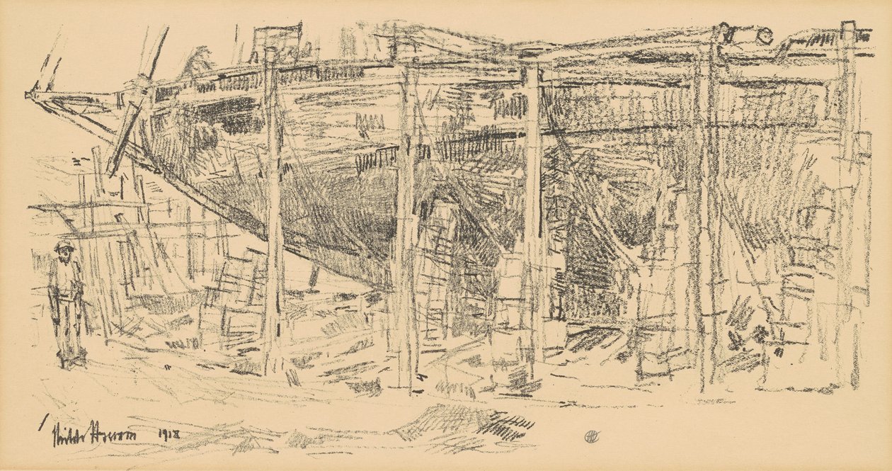 Na drogach, 1918. autorstwa Frederick Childe Hassam