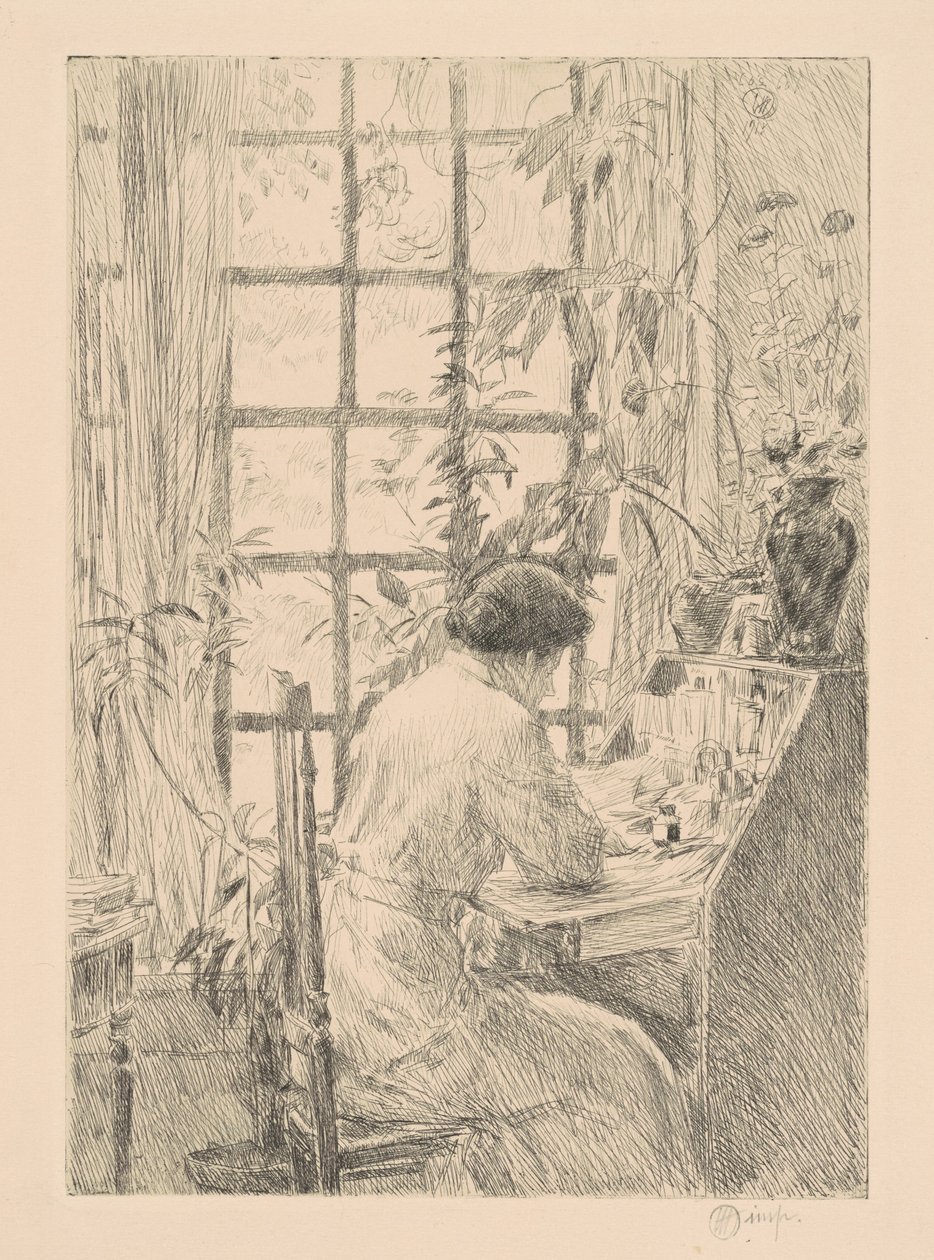 Biurko, 1915. autorstwa Frederick Childe Hassam