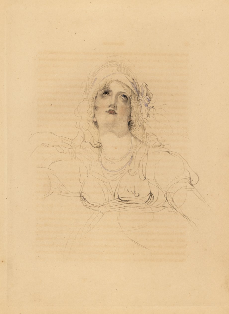 Portret lady Emmy Hamilton, kochanki Horatio Nelson autorstwa Frederick Christian Lewis