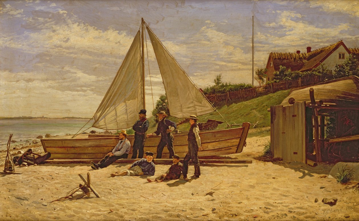 Nieznany obraz autorstwa Frederick Christian Lund