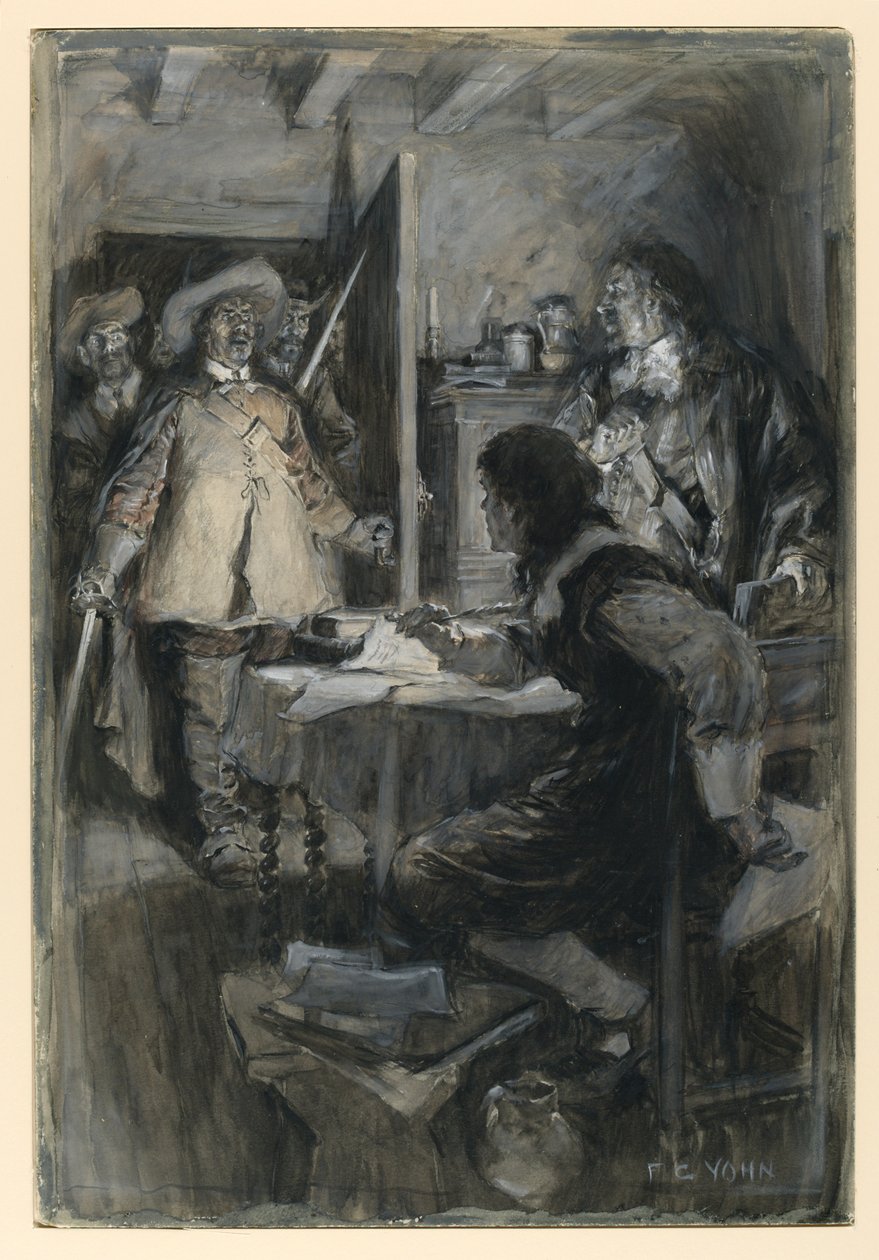 Aresztowanie majora Wildmana autorstwa Frederick Coffay Yohn