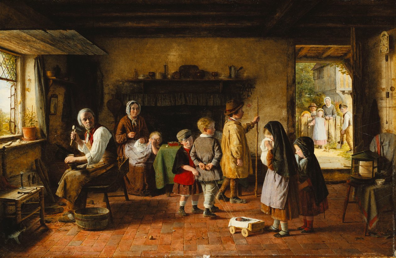 Wczesny smutek, 1861 autorstwa Frederick Daniel Hardy