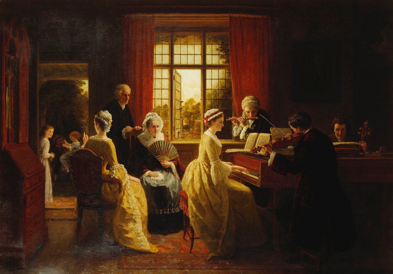 Muzyka na plebanii, autorstwa Frederick Daniel Hardy