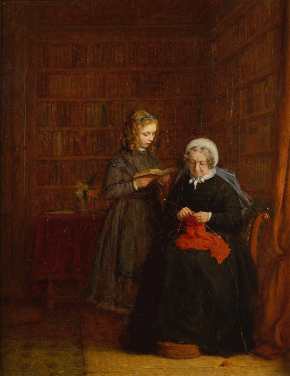 Portret pani Hearne i jej wnuczki Fanny Sowman autorstwa Frederick Daniel Hardy