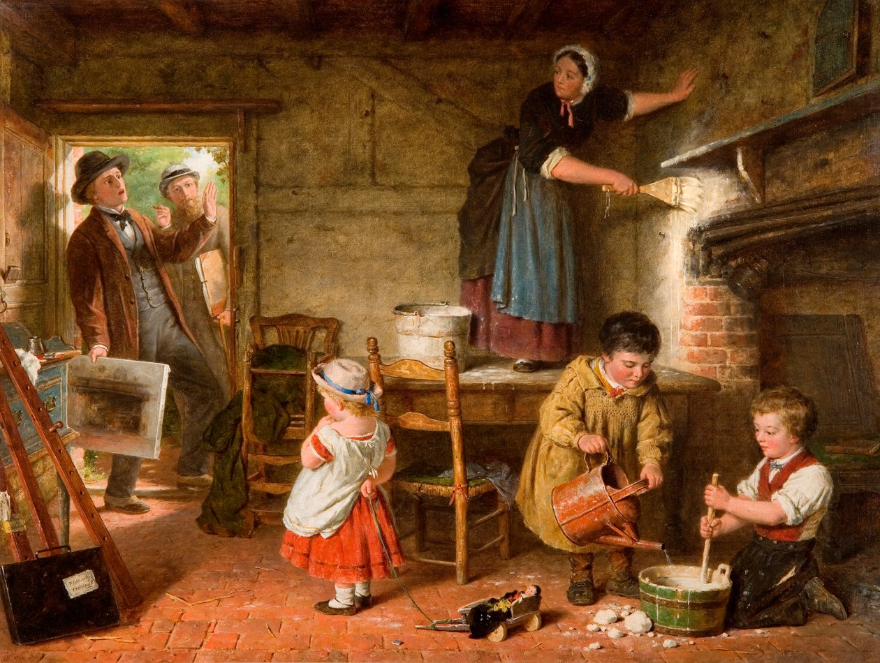 Zniechęcony artysta, 1866 autorstwa Frederick Daniel Hardy
