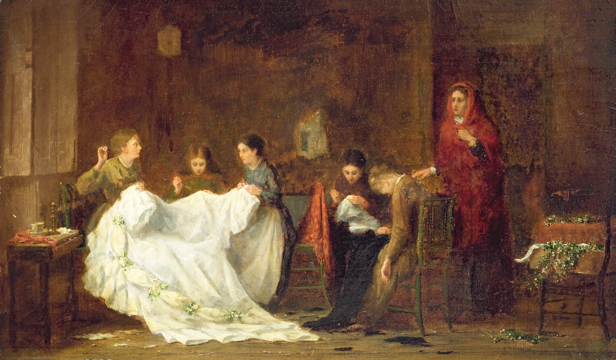Suknia ślubna autorstwa Frederick Daniel Hardy