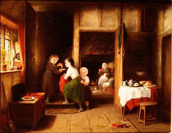 Do łóżka się skradają autorstwa Frederick Daniel Hardy