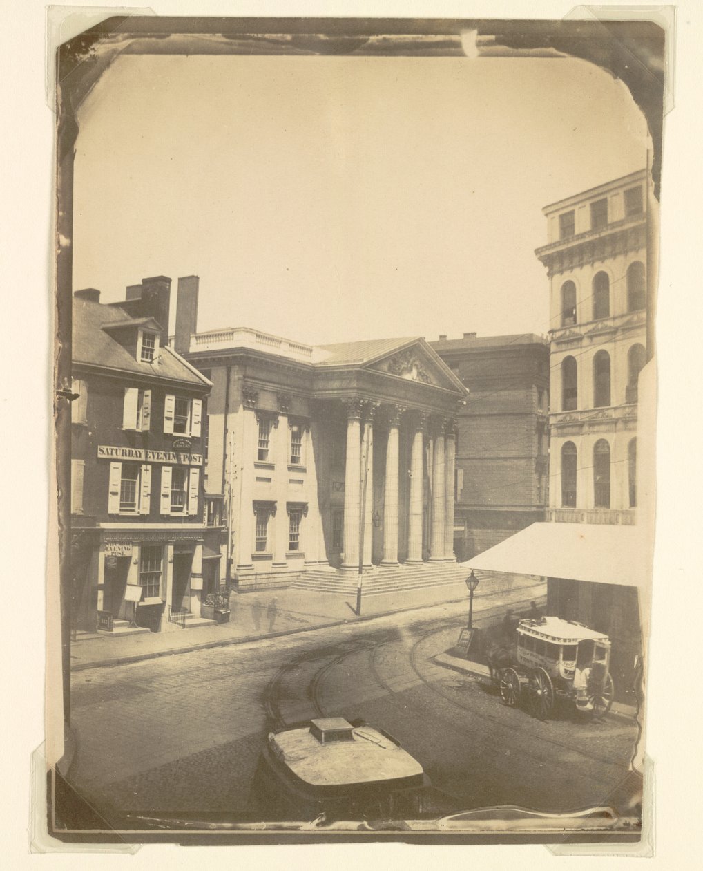 Pierwszy Bank Stanów Zjednoczonych, Filadelfia, 1859. autorstwa Frederick DeBourg Richards