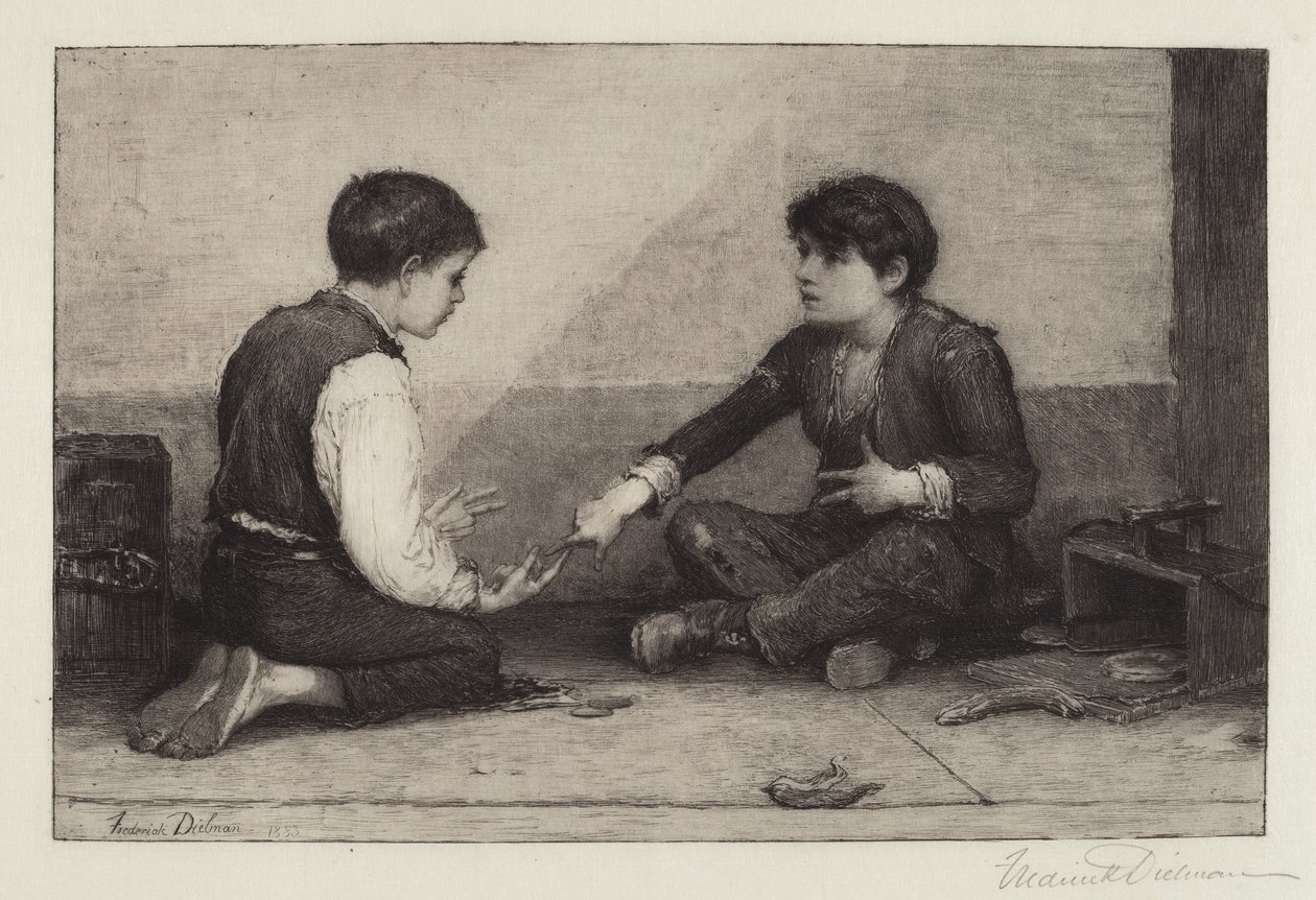 Gracze Mora autorstwa Frederick Dielman