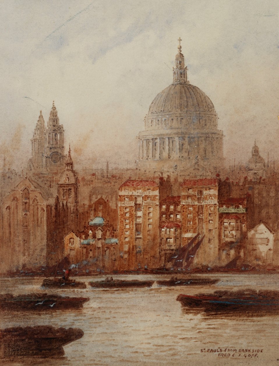 św. Pawła z Bankside, autorstwa Frederick E.J. Goff