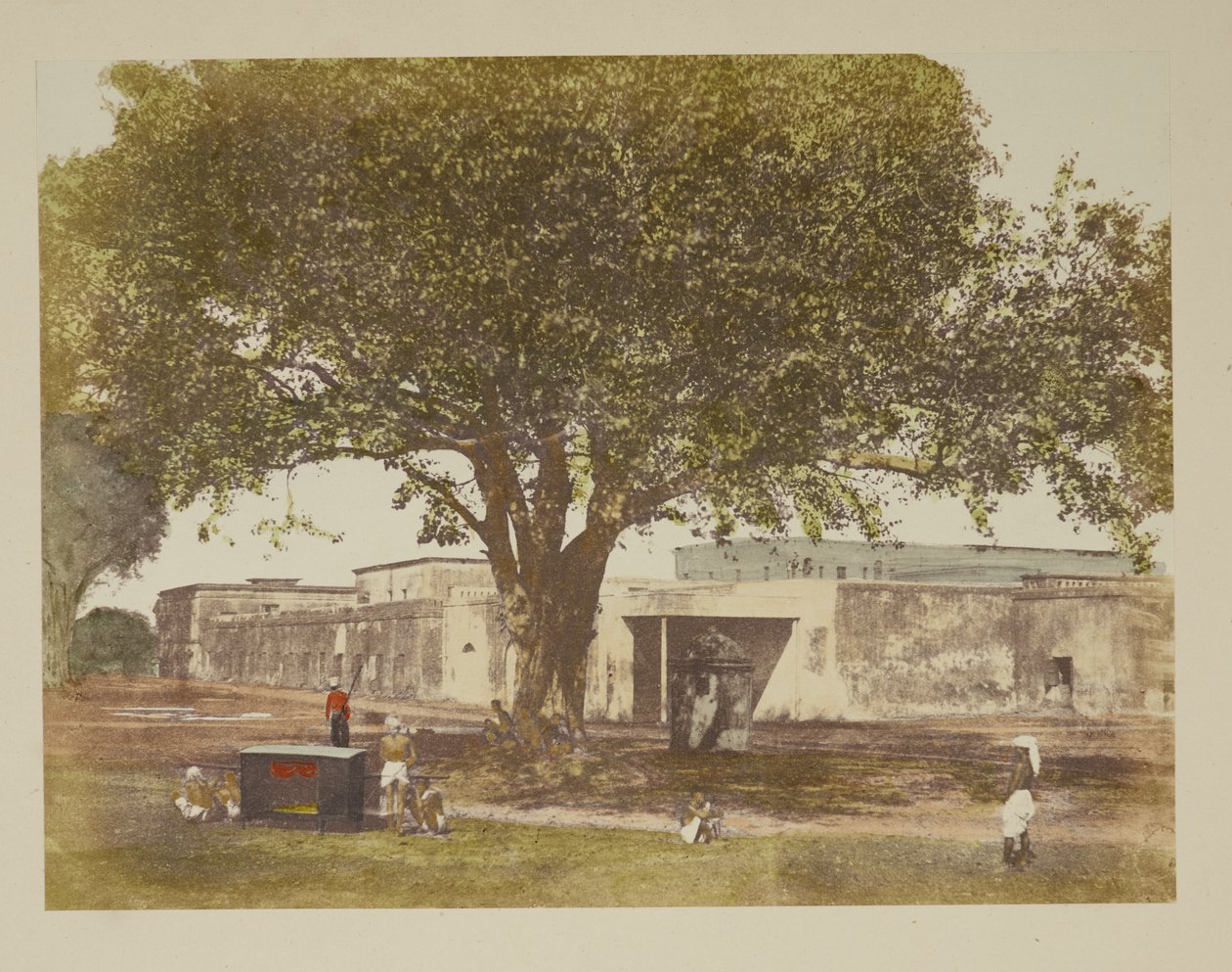 Więzienie, Kalkuta.Fotograf: Fiebig, Fryderyk ok. 1851-1852 Widoki Kalkuty i okolic. autorstwa Frederick Fiebig