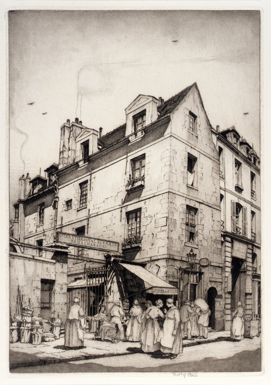 Mały rynek francuski autorstwa Frederick G. Hall