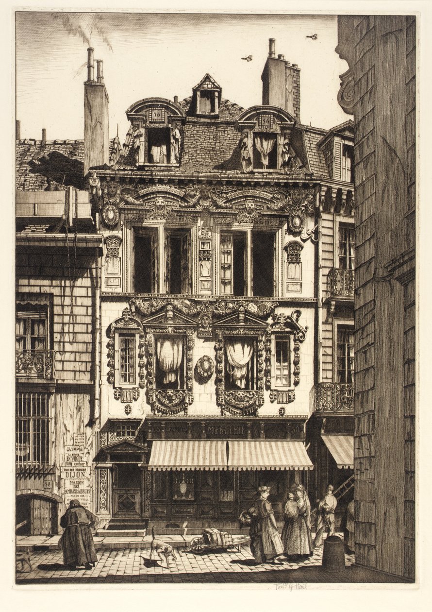 Maison des Ambassadeurs, Dijon autorstwa Frederick G. Hall