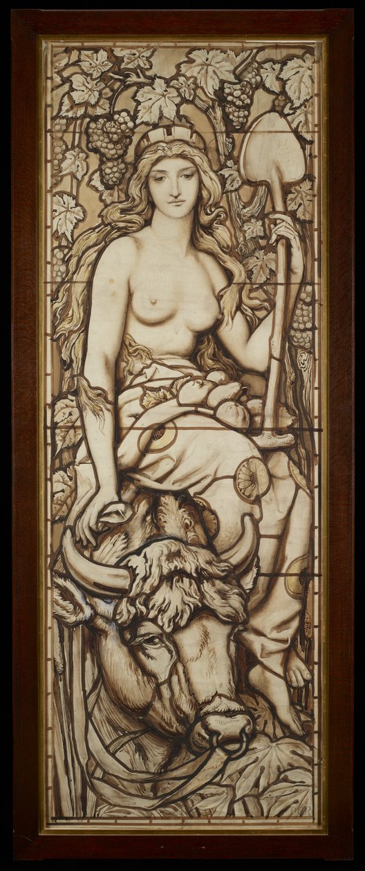 Ziemia, z cyklu Cztery żywioły, ok. 1888-89 (tusz i pióro z wash