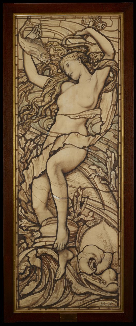 Woda, z cyklu „Cztery żywioły”, ok. 1888-89 autorstwa Frederick G. Smith