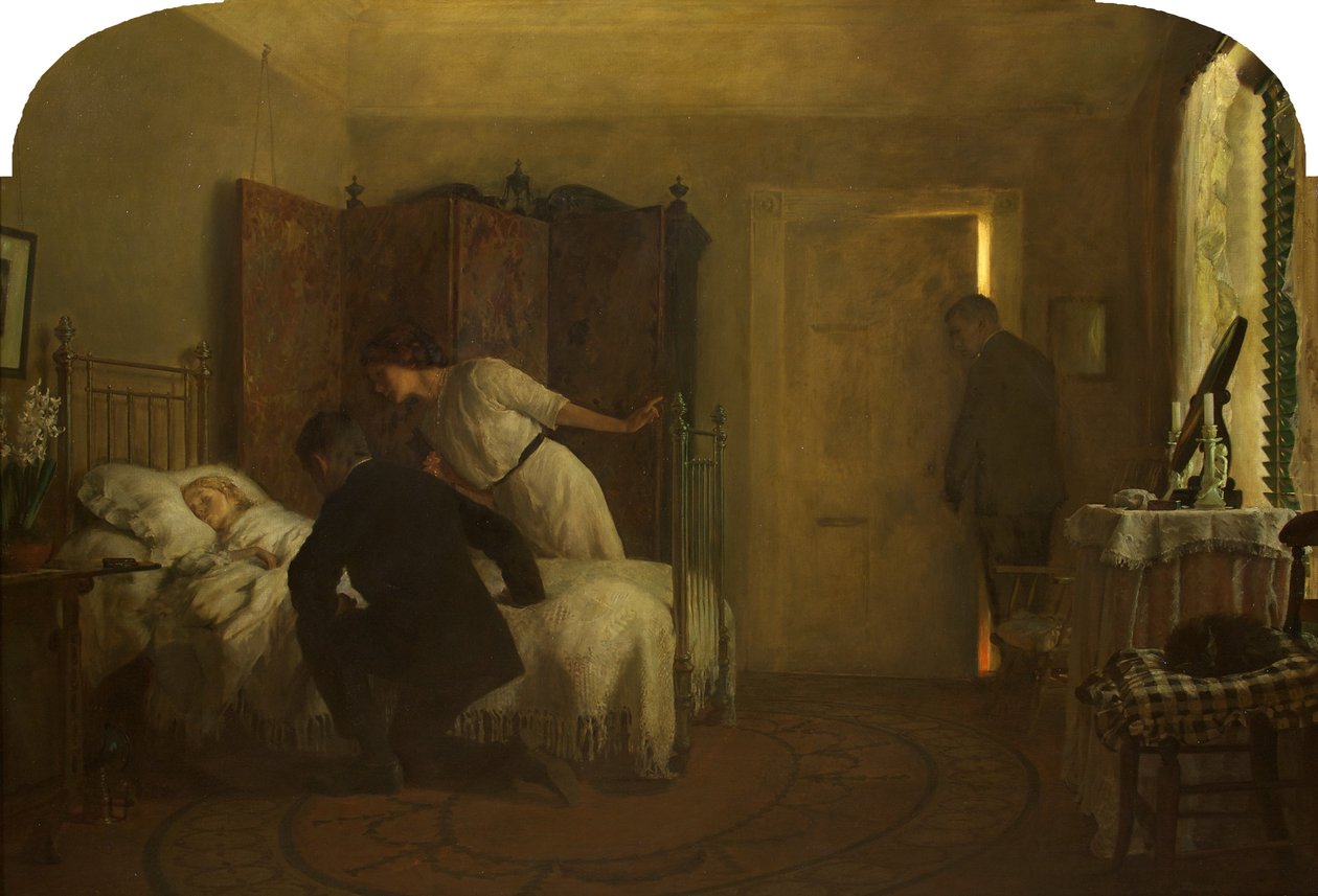Zaciemniony pokój autorstwa Frederick George Swaish