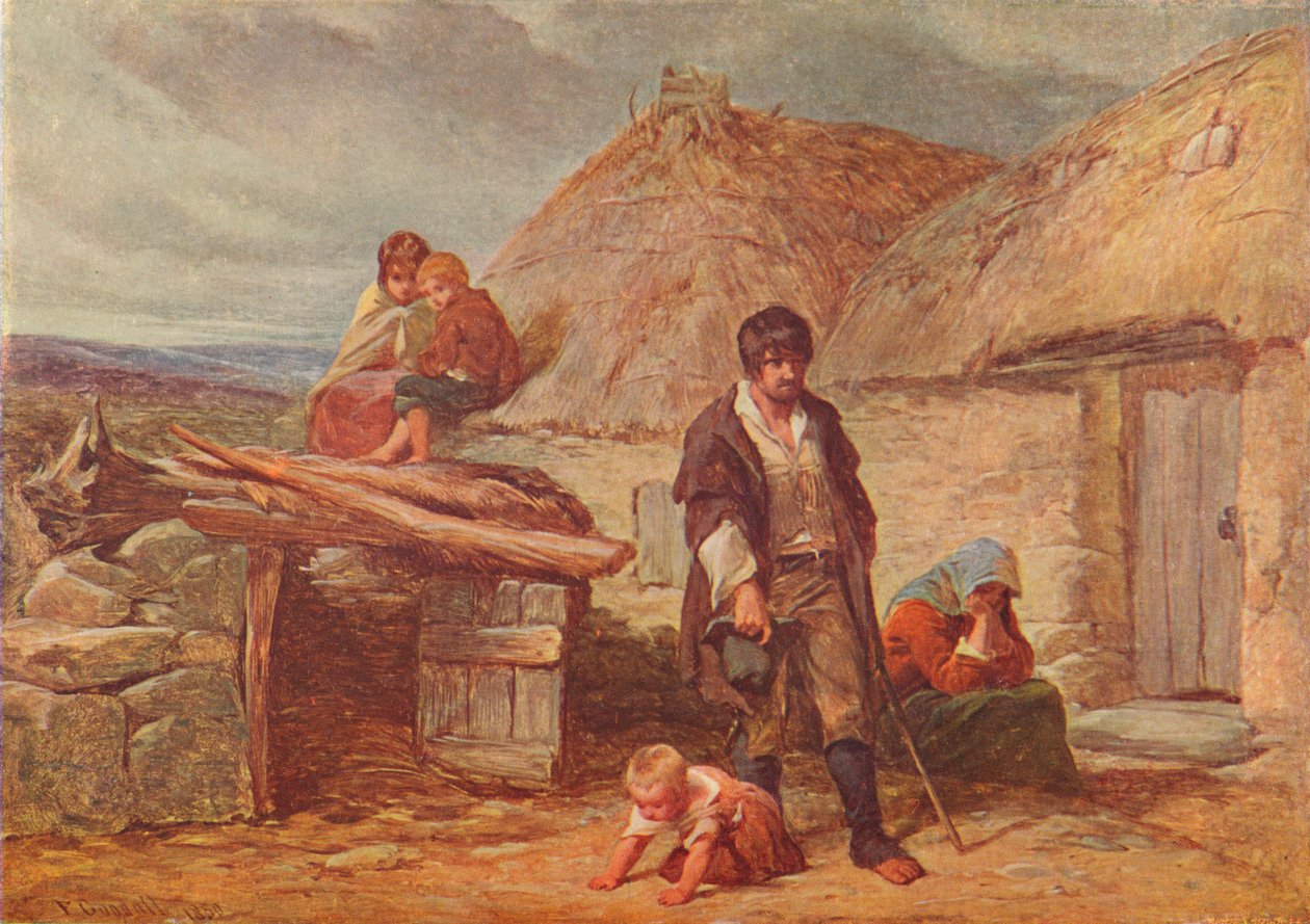 Irlandzka eksmisja, 1850 1906 autorstwa Frederick Goodall