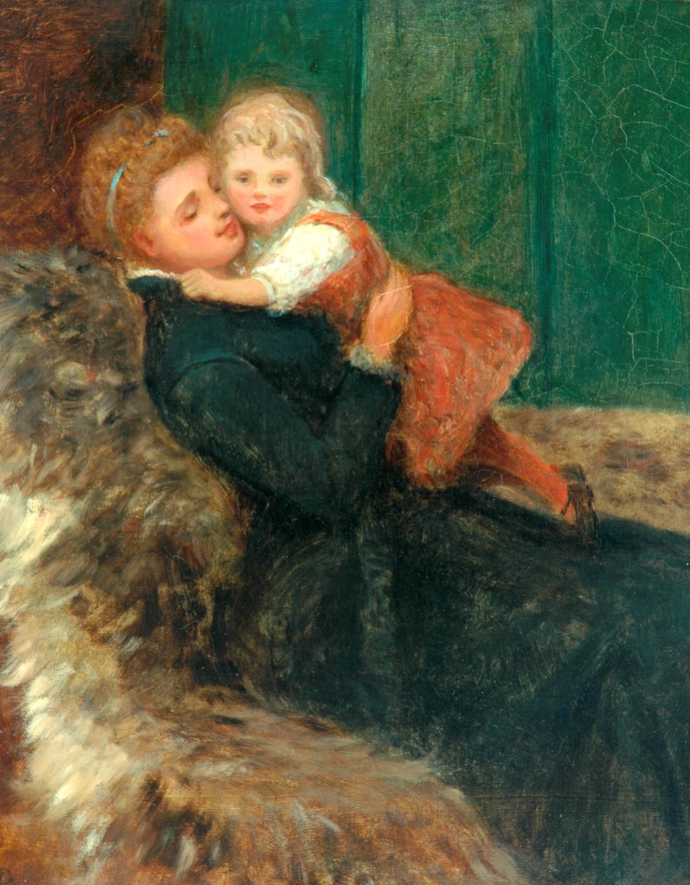 Uczucie macierzyńskie (olej na płótnie) autorstwa Frederick Goodall