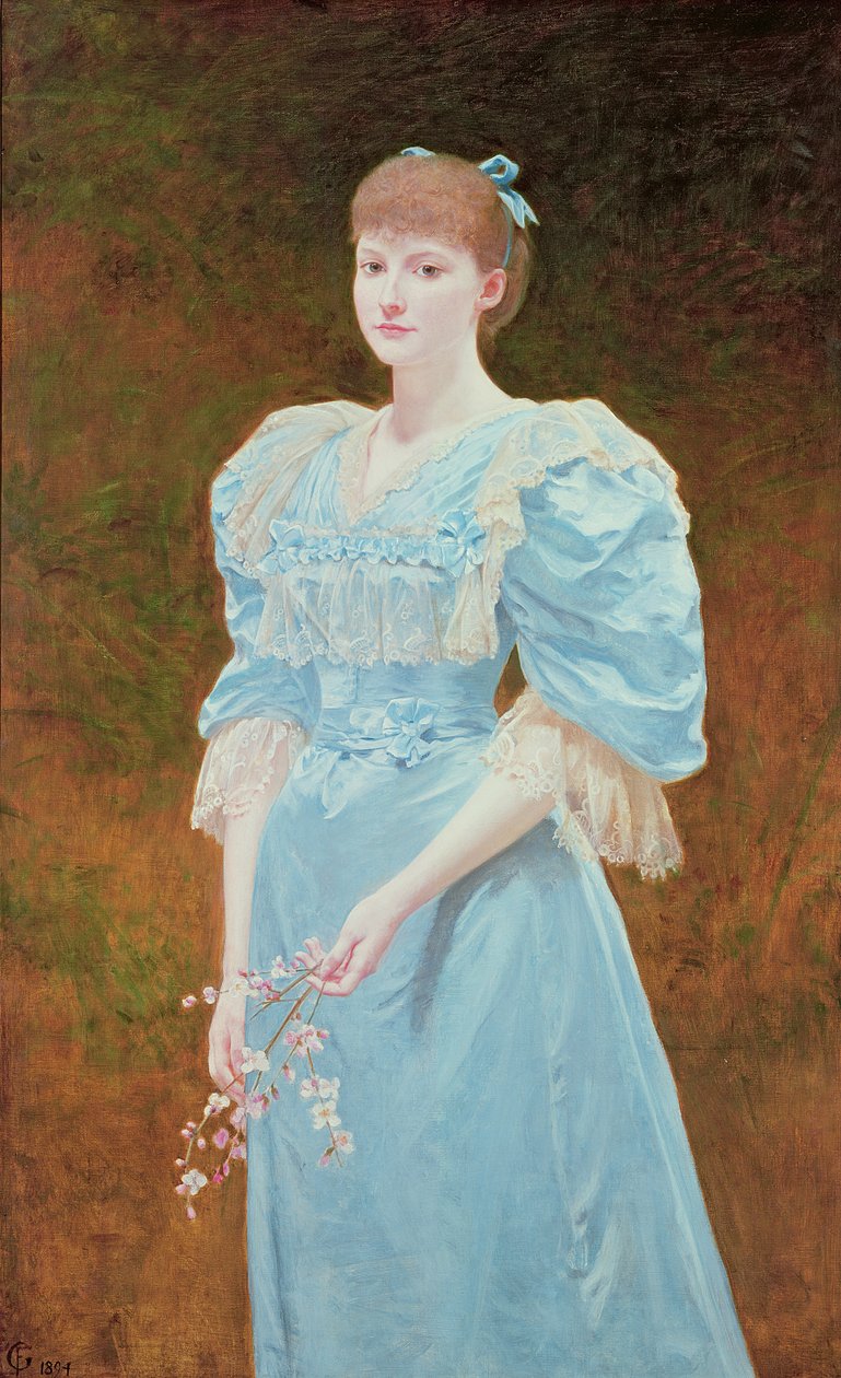 Rica - jego córka, 1894 autorstwa Frederick Goodall