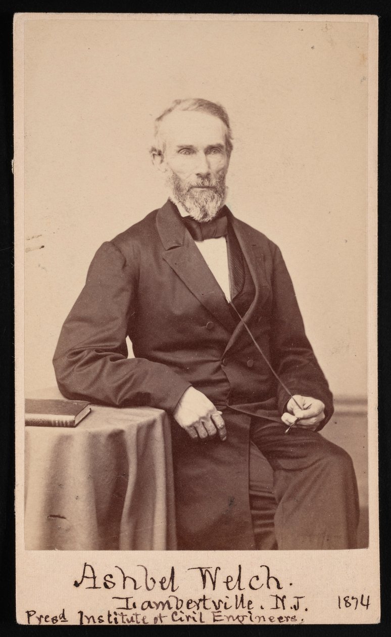 Portret Ashbela Welcha 1809-1882, maj 1874. autorstwa Frederick Gutekunst