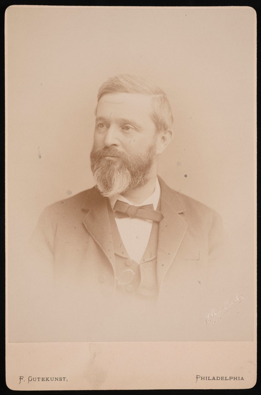 Portret Horatio Curtis Wood, Jr. 1841-1920, 1889. autorstwa Frederick Gutekunst