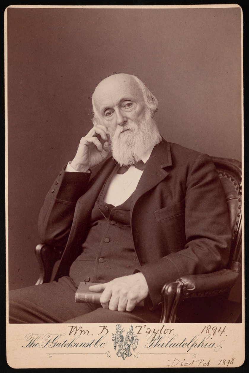 Portret Williama Bowera Taylora 1821-1895, 1894. autorstwa Frederick Gutekunst