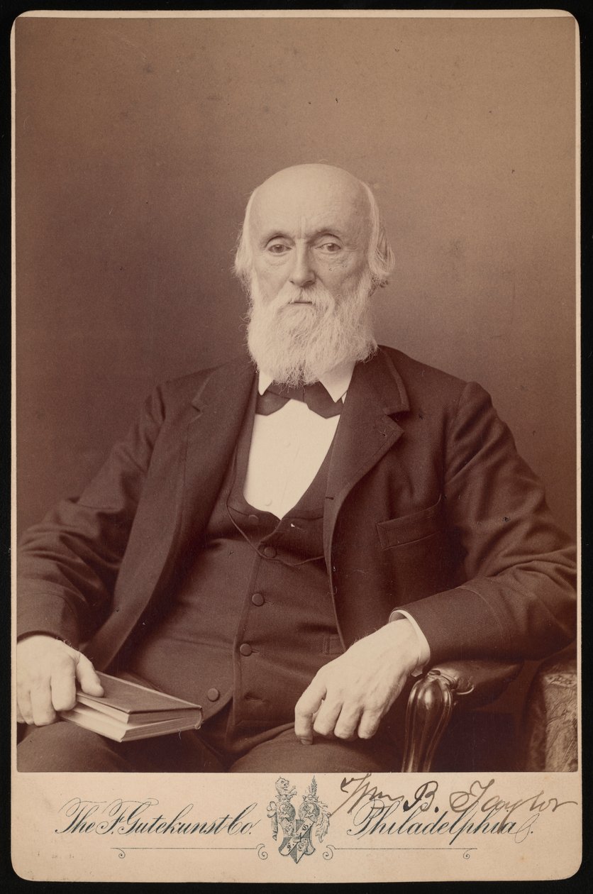 Portret Williama Bowera Taylora 1821-1895, kwiecień 1893. autorstwa Frederick Gutekunst