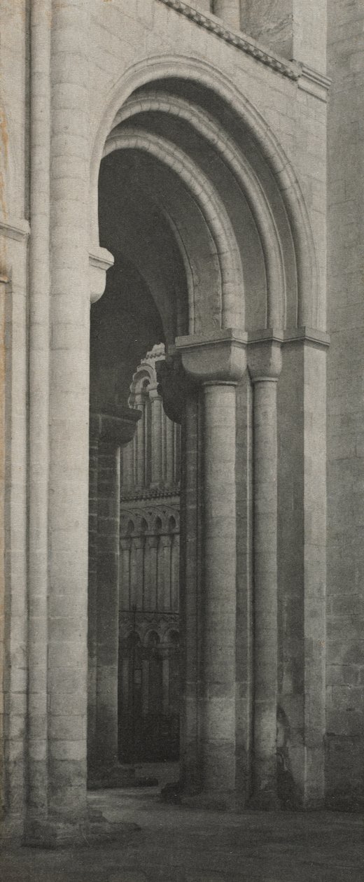 Katedra w Ely, Nawa, południowo-zachodni róg autorstwa Frederick Henry Evans