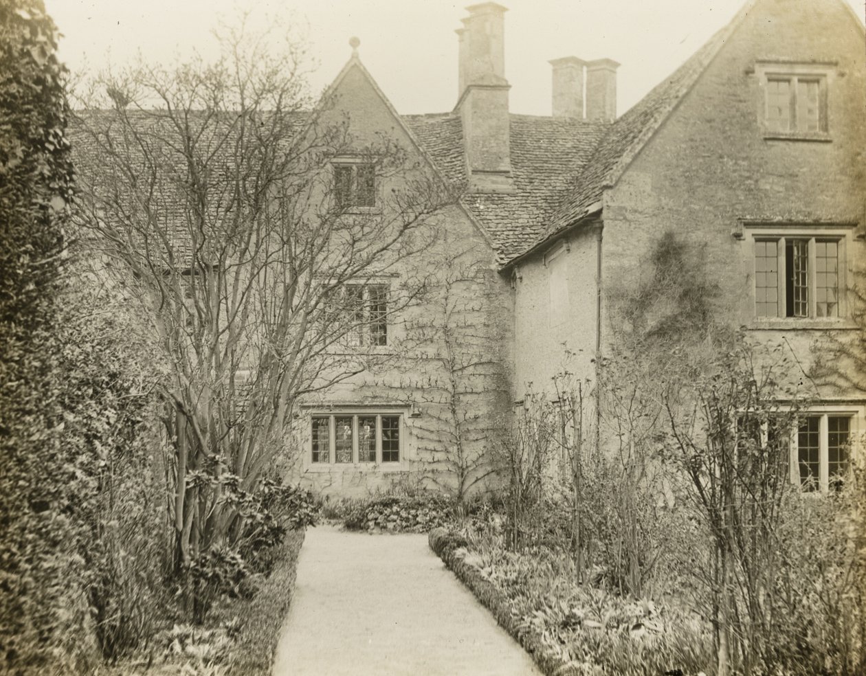 Kelmscott Manor: Front ogrodu autorstwa Frederick H. Evans