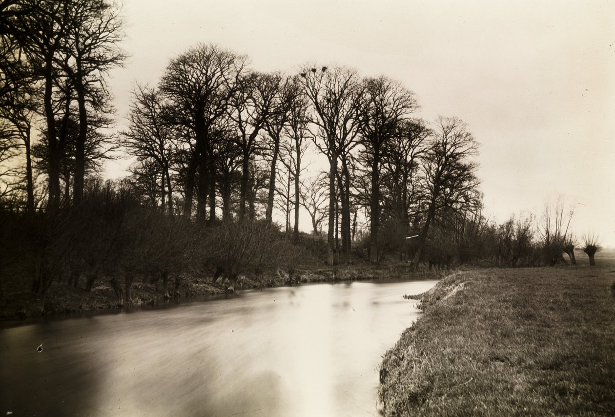 Kelmscott Manor: Tamiza w pobliżu dworu autorstwa Frederick Henry Evans