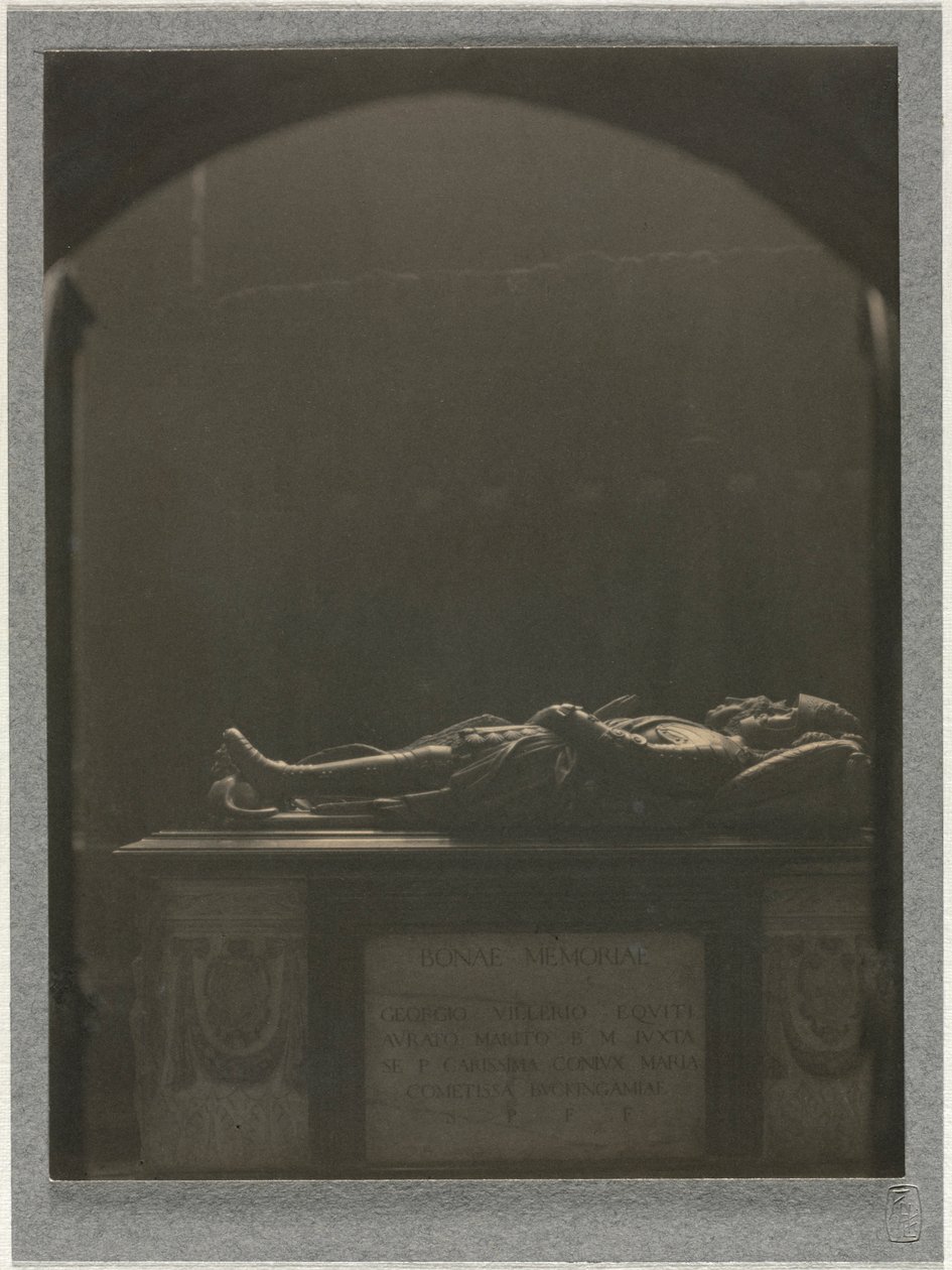 Opactwo Westminsterskie, grób Sir Georges Villiers zm. 1605, ok. 1900. autorstwa Frederick Henry Evans