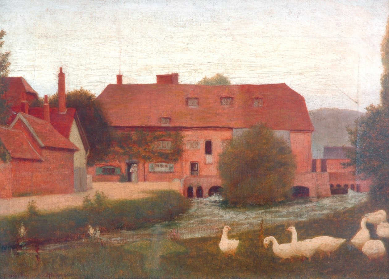 Strumień Młyński, 1876 autorstwa Frederick Hamilton Jackson