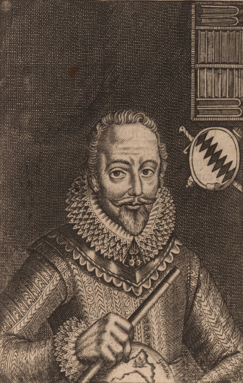 Portret sir Waltera Raleigha, lata 90. XVII wieku. autorstwa Frederick Hendrik van Hove