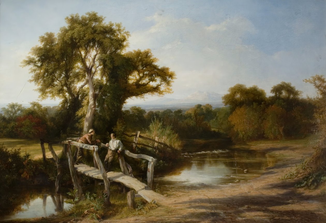 Krajobraz Worcestershire jesienią 1843 r. autorstwa Frederick Henry Henshaw