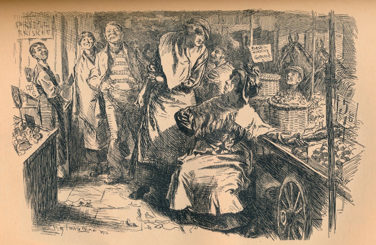 Zamieszki na Bliskim Wschodzie, 1912 autorstwa Frederick Henry Townsend