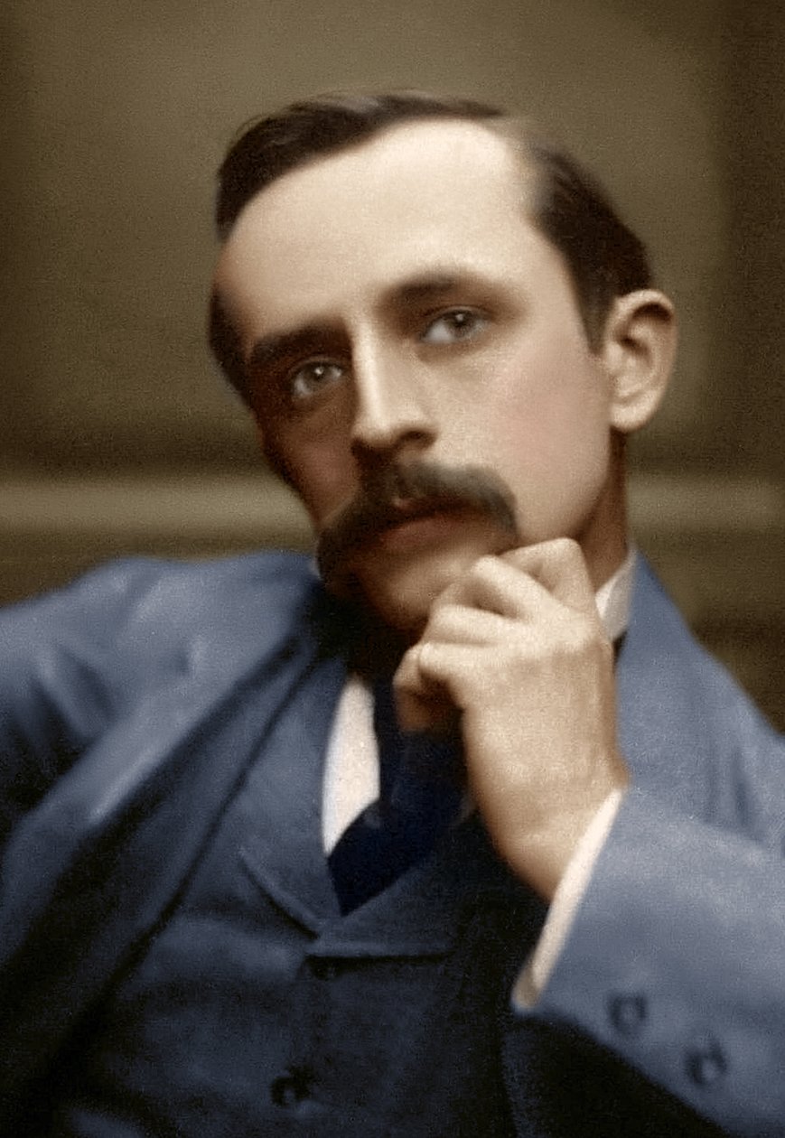 Portret J.M.Barrie, 1892 (zdjęcie) autorstwa Frederick Hollyer